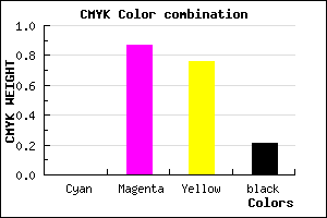 #C91B30 color CMYK mixer