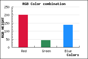 rgb background color #C92C8B mixer