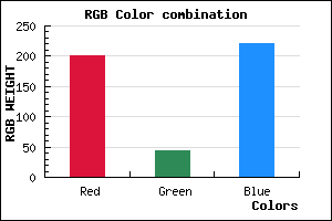 rgb background color #C92CDD mixer