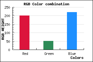 rgb background color #C933DC mixer
