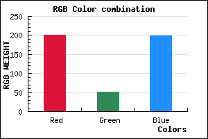 rgb background color #C934C7 mixer