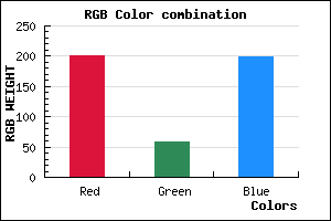 rgb background color #C93BC7 mixer