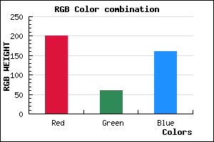 rgb background color #C93DA0 mixer