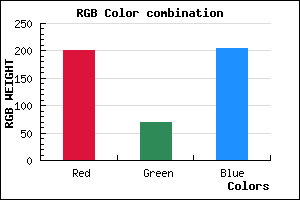 rgb background color #C945CC mixer