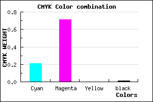#C94AFD color CMYK mixer