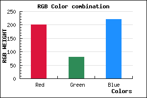 rgb background color #C950DC mixer