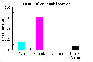 #C95CEC color CMYK mixer