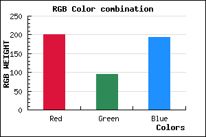 rgb background color #C95EC2 mixer