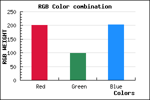 rgb background color #C962CB mixer