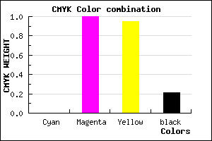 #CA000A color CMYK mixer