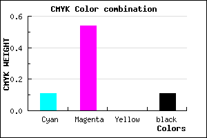#CA68E2 color CMYK mixer