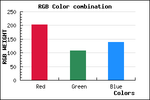 rgb background color #CA6C8A mixer
