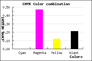 #CA6CB2 color CMYK mixer