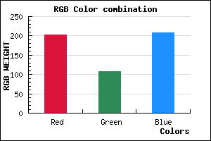 rgb background color #CA6CD0 mixer