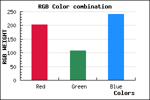 rgb background color #CA6CF0 mixer