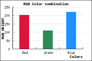 rgb background color #CA6DDD mixer
