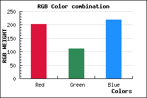 rgb background color #CA6FDB mixer