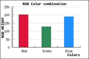 rgb background color #CA80BE mixer
