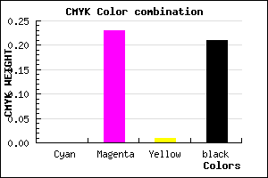 #CA9CC7 color CMYK mixer