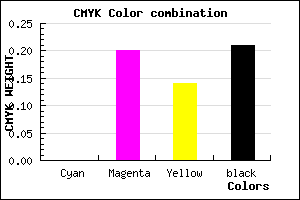 #CAA2AD color CMYK mixer