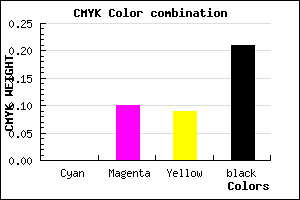 #CAB6B8 color CMYK mixer
