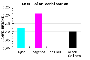 #CAB6E6 color CMYK mixer