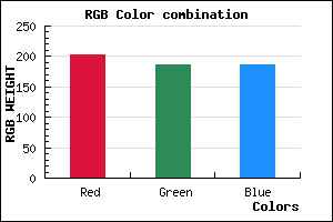 rgb background color #CABABA mixer