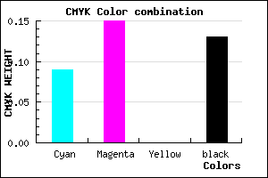 #CABBDD color CMYK mixer