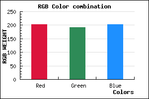 rgb background color #CABFCB mixer