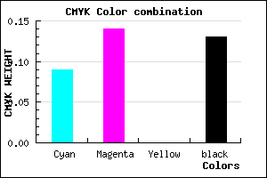 #CAC0DE color CMYK mixer