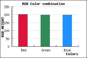 rgb background color #CAC6C6 mixer