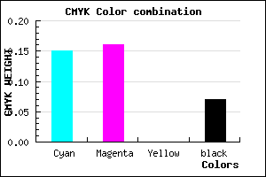 #CAC6ED color CMYK mixer