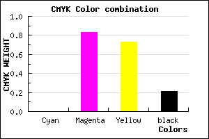 #CA2337 color CMYK mixer