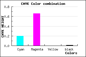 #CA57FD color CMYK mixer