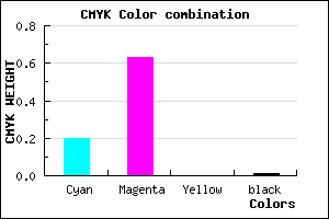 #CA5DFD color CMYK mixer