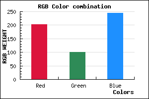 rgb background color #CB64F5 mixer