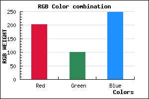 rgb background color #CB64F8 mixer