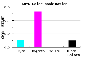 #CB6BE5 color CMYK mixer