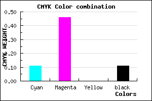 #CB7CE4 color CMYK mixer