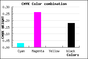 #CB9CD2 color CMYK mixer