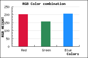 rgb background color #CB9DCF mixer