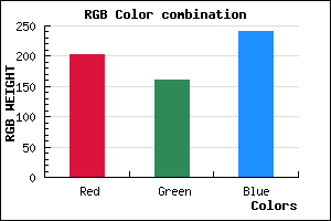 rgb background color #CBA0F0 mixer