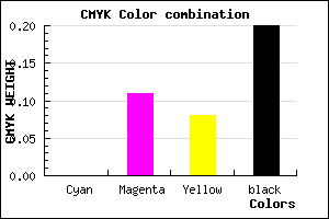 #CBB5BB color CMYK mixer