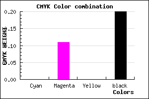 #CBB5CB color CMYK mixer
