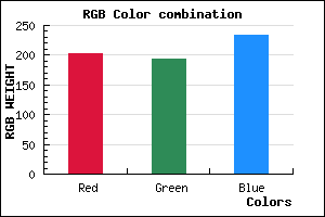 rgb background color #CBC1E9 mixer