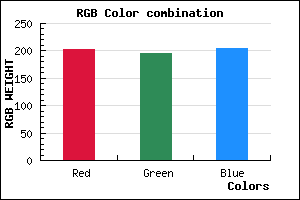 rgb background color #CBC3CD mixer