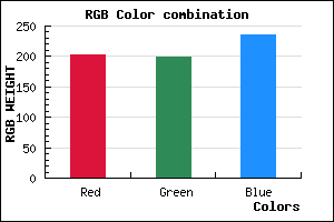 rgb background color #CBC6EC mixer