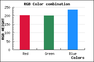 rgb background color #CBC8EC mixer