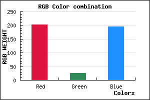 rgb background color #CB19C4 mixer
