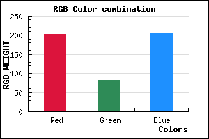 rgb background color #CB52CC mixer